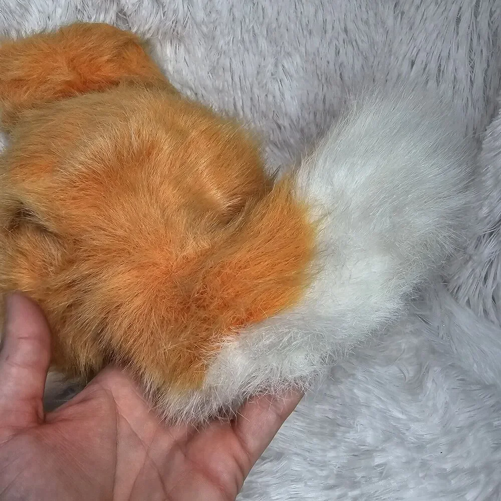 Gund Chuck Whiskas Kitty Cat Plush Orange White Yellow Eyes Advertising 16